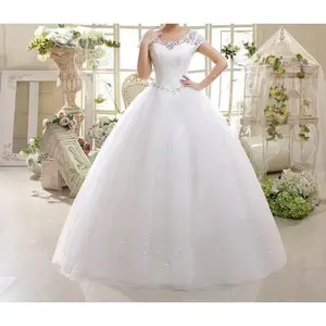 2025 ball Golden Wedding Dress new shoulder slim wedding plus size bridal lace strap dress