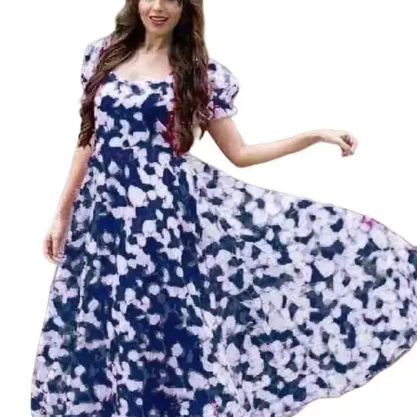 Long floral dress