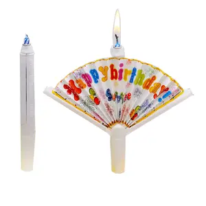 Creative Surprise Birthday Candle Fan: Fun Ornament for Parties and Celebrations - Ornaments Decor