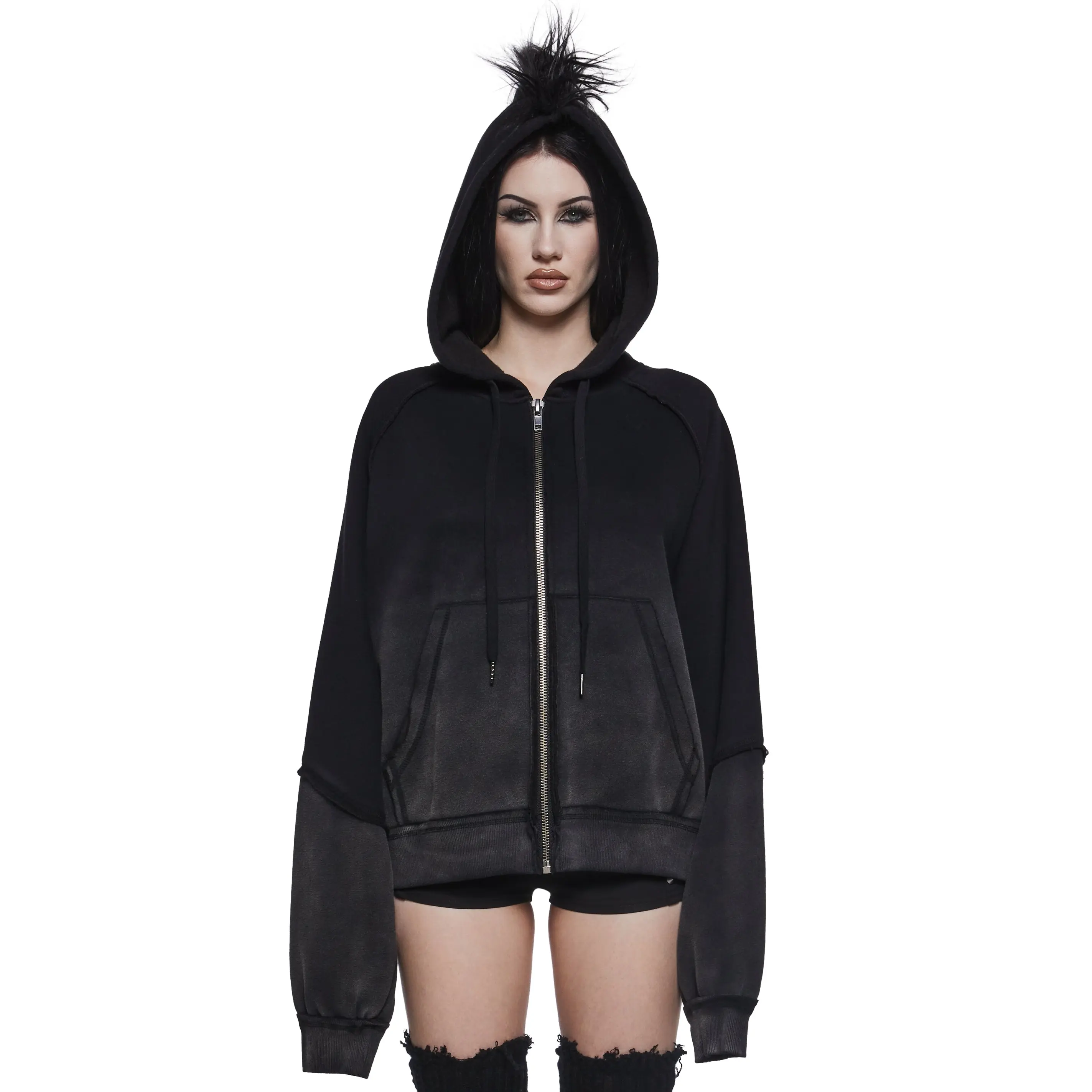 Punk Values Washed Hoodie Punk Values Washed Hoodie