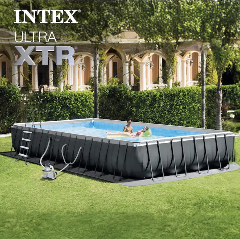 Intex Ultra XTR 32ft x 16ft x 52in Rectangular Above Ground Swimming pool set