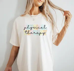 Comfort Colors Physical Therapy Shirt, Physical Therapist Gift T-shirt, PT Graduation Gift Tee, Pediatric Physical Therapy T-shirt, PT Assistant Shirt, Therapy Student Grad Gift Shirt