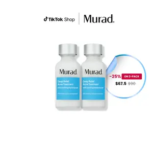Murad Deep Relief Acne Treatment with 2% Salicylic Acid & Phytosteroid Technology for Severe Acne Healing & Skin Repair
