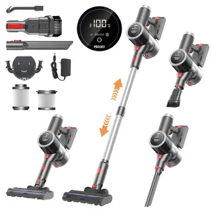 PRASKY Cordless Vacuum Cleaner,Self Standing with Charging,Anti-Tangle, Lightweight Vacuum Cleaners for Pet Hair Hardwood Floor Carpet