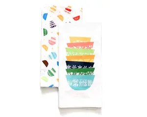 Pyrex-Inspired Sparkle Tea Towel – Retro Kitchen Gift
