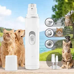 Lightweight Dog Nail Trimmer for Summer, USB Rechargeable Paws Care Tool, Suitable for Small to Large Pets, Model G06