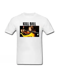 Movie Kill Bill Pulp Fiction Django Tshirt Quentin Tarantino Film Graphic Tshirt Mens Casual Loose Tops Men T-shirt