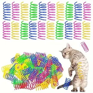Colorful Plastic Spiral Track Cat Toy, Fun Interactive Design, Durable Pet Accessory, Perfect for Kitties, Kittens, Play & Entertainment
