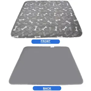 Washable Pee Pads for Dogs Large Reusable Puppy Pet Training Floor Mats Absorbent Leakproof Whelping Potty and Crate Use Does not apply