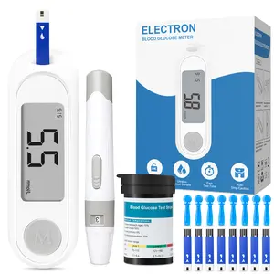 Portable Blood Glucose Monitor with Large LCD, Quick & Easy Reading, Stores 500 Results, Multi-Layer Test Strips, Compact & Accurate — Ideal for Home, Office & Travel