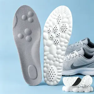 4D Cushion Insoles - 4D Air Cloud Tech Insole - Ultra-Soft, Superior Comfort Foot Inserts, 4D Athletic Shoe Insoles, Acupressure Massage Insoles for All-Day Foot Support Footwear Foam