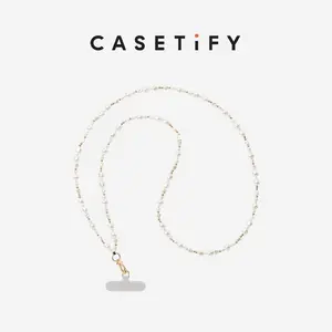 CASETiFY Pearl Cross-body Charm - Classic Pearl