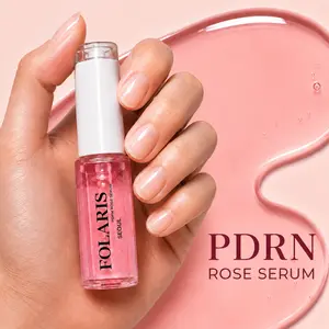 PDRN Rose Nail Serum for Dry, Brittle & Bare Nails | Nail & Cuticle Treatment | Healthy Glow & Hydration | Made in Korea