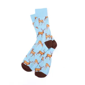 Men's Deer Crew Socks