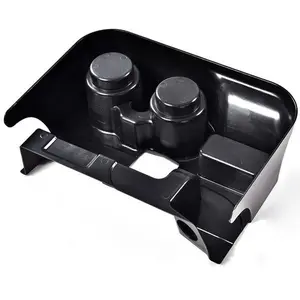 Matte Black Center Console Cup Holder Fit For 2003-2012 Dodge Ram 1500 2500 3500 Upgraded Version