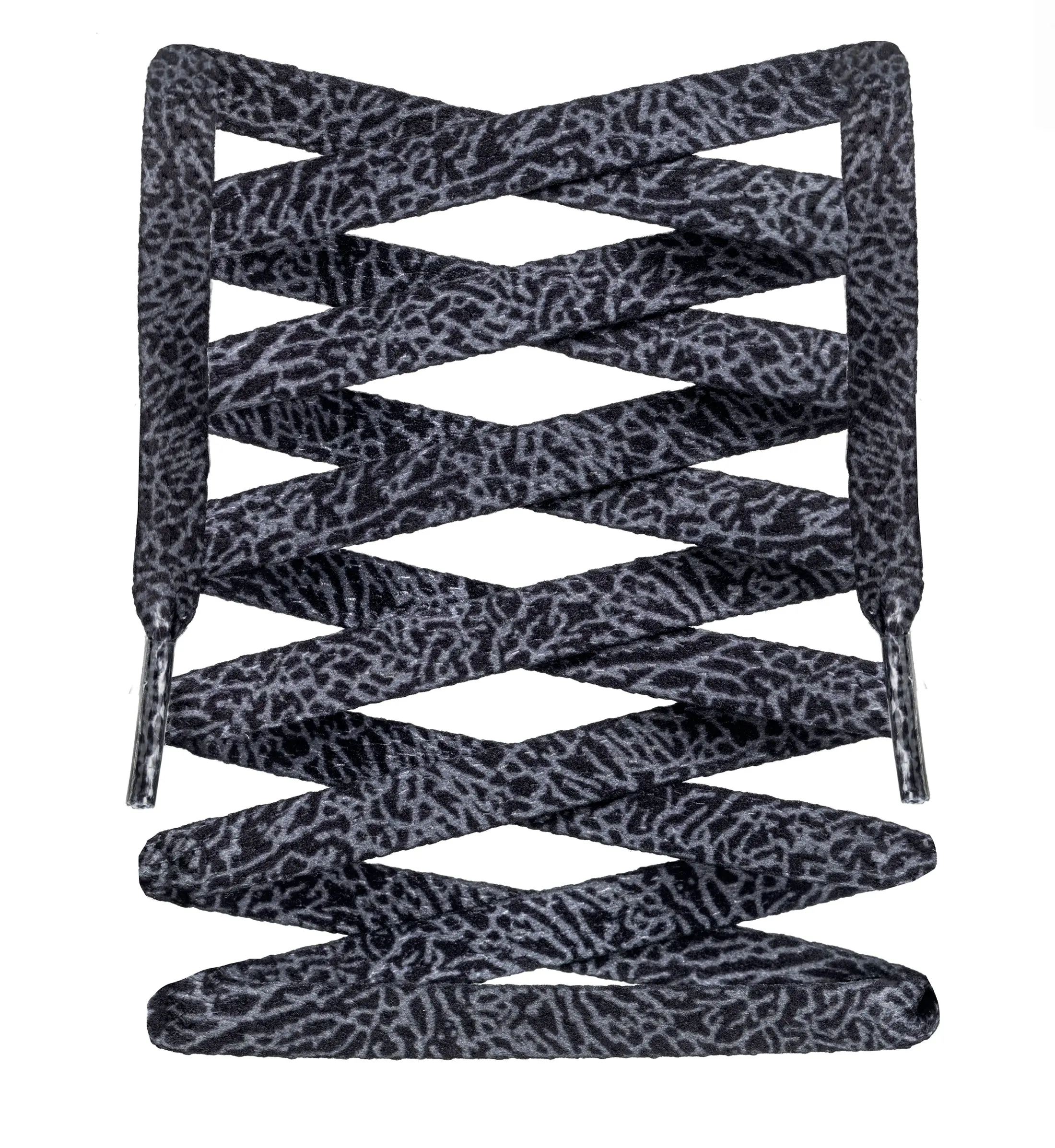 Flat Sublimated Elephant Shoelaces