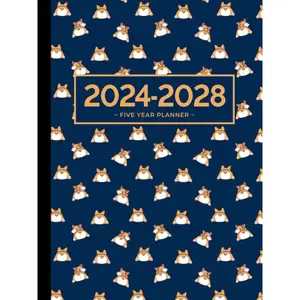 5 Year Monthly Planner 2024-2028 | Large | Cute Corgi Bums: Calendar Book (US Federal Holidays, Moon Phases, Vision Board) Five Years / 60 Months: January 2024 – December 2028 Paperback – Organizer, August 25, 2023