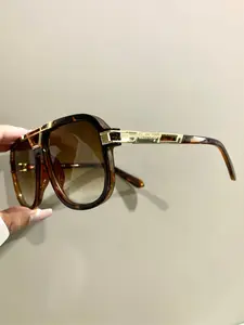 Large Frame Square Browline Glasses Double Beam, Retro Fashion Novelty Metal Hinge Glasses Men and Women, Square Frame Eyeglasses