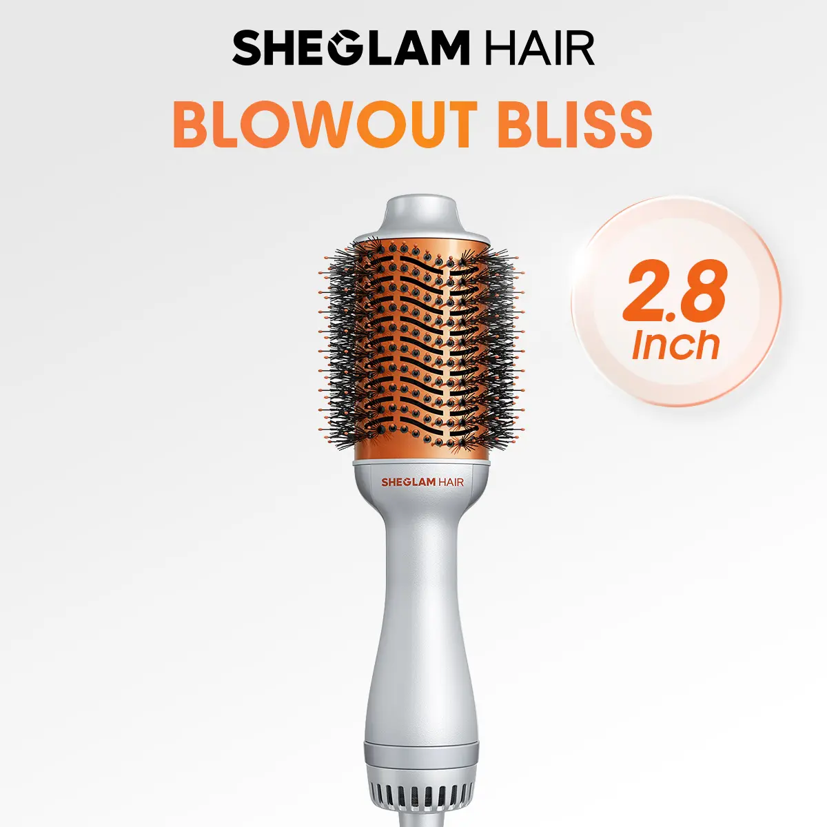 [BOGO Sale] SHEGLAM HAIR Blowout Bliss Volumizing Hot Air Brush | Hair Dryer Brush | 3-Level Temps | 33000RPM | Quick Blow Dry | GLOSS PRO Coating | Reduce Frizz | Blow-Dry Straighten Curl Volumize#hair tools #girly essentials  #intimate gifts for women