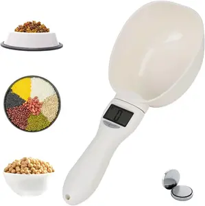 Digital Measuring Spoon, 2026 Food Measuring Scoop Scale 800g / 0.1g High Precision with LCD Screen,Household Weighing Scoop for Kitchen and Dog Cat Food