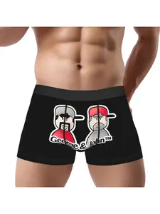 1 piece George John Airbrushed Underpants Breathable Panties Male Underwear Print Shorts Boxer Briefs