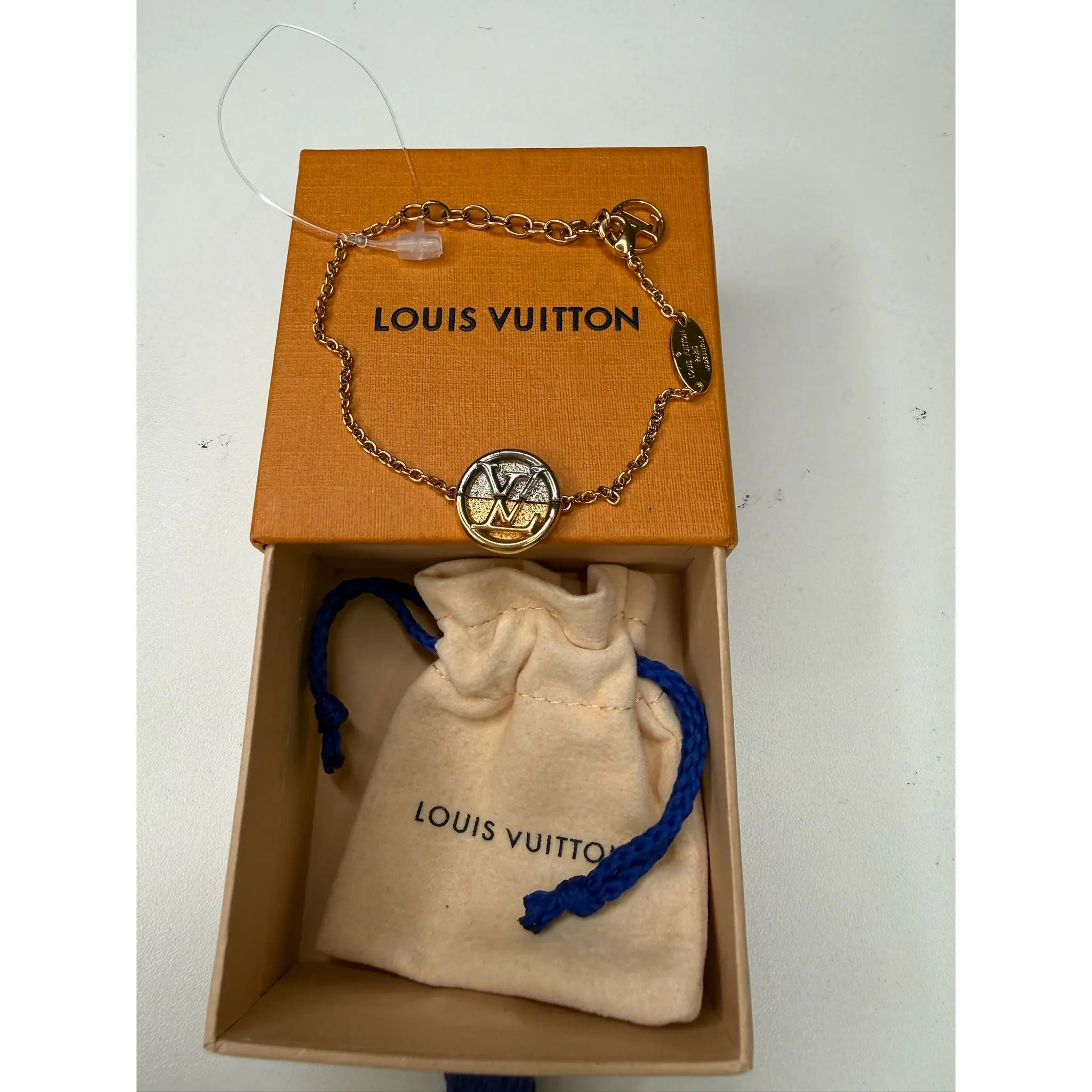 Pre-owned Louis Vuitton L to V Charm Bracelet (JP)