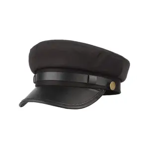 Chauffeur Hat for Men Women, Classic Vintage Captain Hat Newsboy Cap Costume Hats