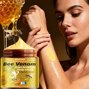 Rozino7 Bee Venom Honey Body Sculpting Cream 60g, Tightening & Shaping, Full-Body Repair, Collagen Regeneration, Daily Use, Essential Home Care