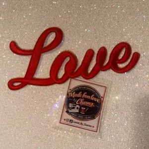 Love & Jesus Embroidery Patches, for Craft Projects such as hats, clothes , bags and other accessories