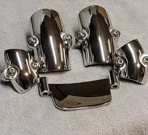 Motorcycle Drop Guards For Harley Davidson - Polished Stainless Steel (In-Stock)