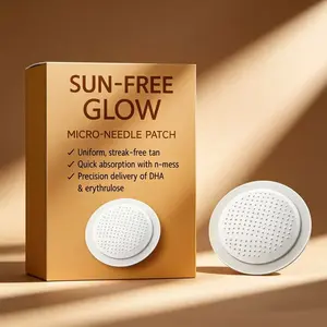 Sunless Tanning Microneedle Patches – 10 Patches per Pack, Sun-Free Tanning Aid for a Smooth, Natural-Looking Glow
