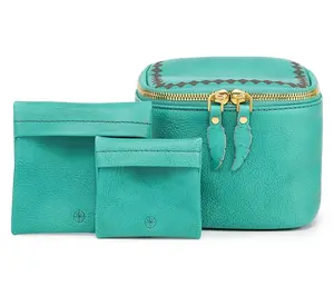 Old Trend Celosia Leather Cube Jewelry Case