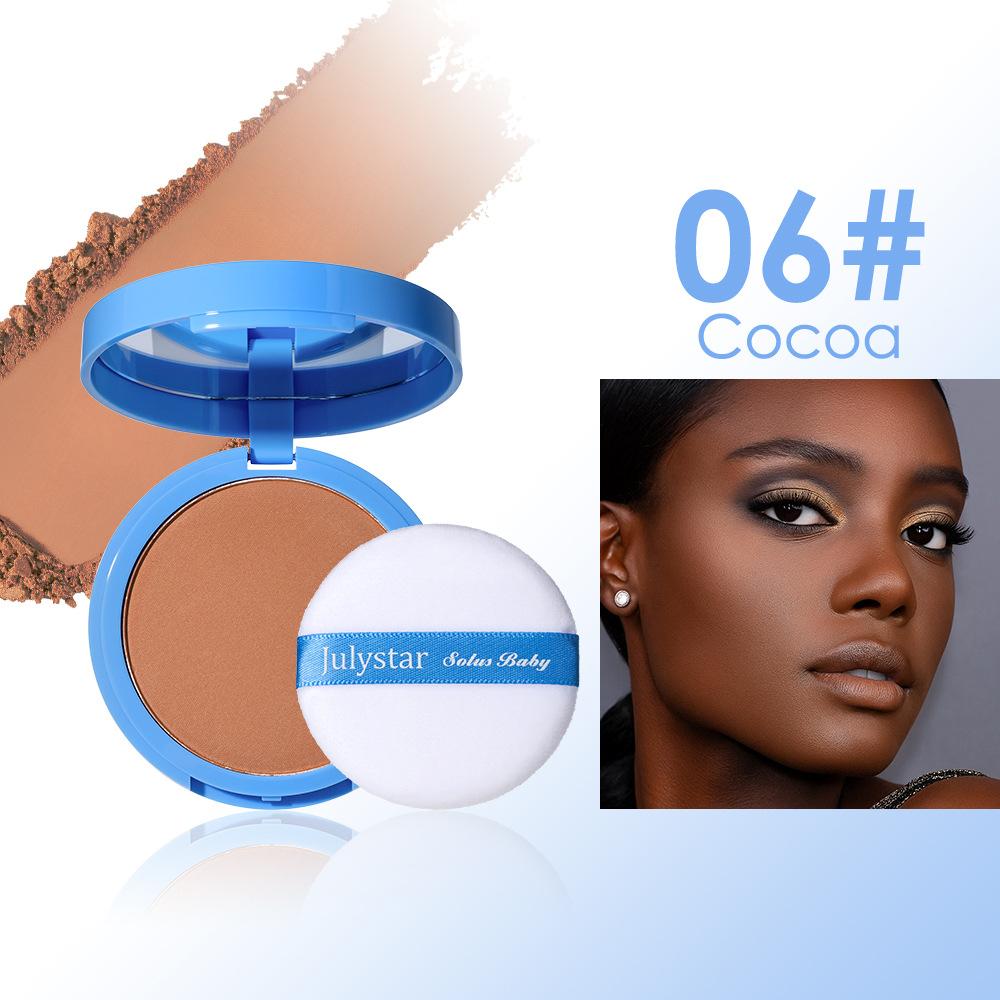 Long-Lasting Oil Control Concealer Powder, Waterproof Lightweight Natural Makeup Finish, Covers Facial Imperfections and Blemishes, Setting Powder for Flawless Look, Ideal for Daily Wear and On-the-Go Touch-Ups
