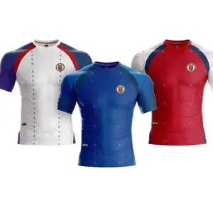 [HOT 2026] Haiti Inspired Graphic Tee Unisex, National Pride Sporty Aesthetic T-Shirt, Custom Name & Number Top