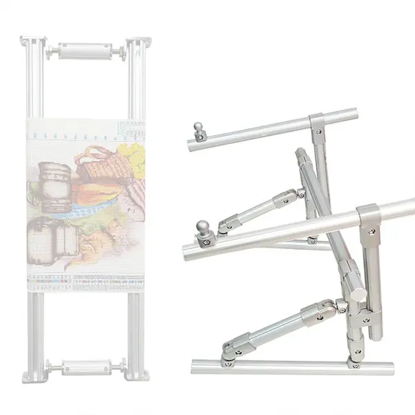 Why all stitchers need this stand, crossstitch tool，Embroidery rack，Versatile Cross Stitch Supplies Crafting Needs, full body aluminum alloy  Hoop,Embroidery
