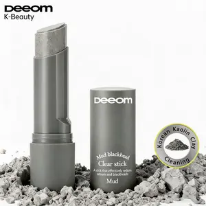 Deeom Korean Pore & Blackhead Stick for Oily & Combination Skin Deep Cleansing Gentle Exfoliation Soothing Hydration with Kaolin Clay Charcoal & Walnut Shell Powder Complex Specialized Blackhead Care - Moisturizer