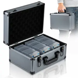 Graded Card Case Storage Box, Trading Card Storage Box for PSA BGS SGC Top Loaders Sports Cards, Waterproof Hard Slab Case for Baseball Football Basketball Magnetic Cards