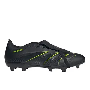 adidas Mens Predator League Fold-Over Tongue Firm GroundMulti Ground Soccer Cleats  - Black