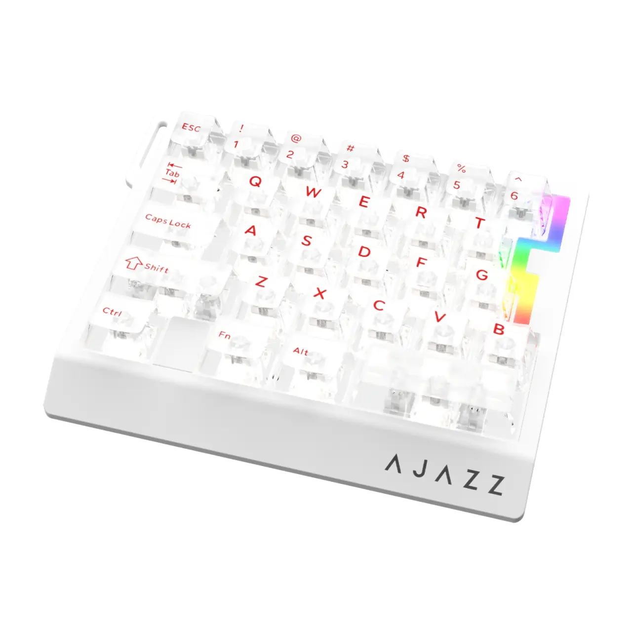 Wireless Gaming Keyboard, 29 Keys Single-Handed Design, 8khz Polling Rate, Rt Magnetic Switches, Aluminum Alloy Base, RGB Lighting Effects