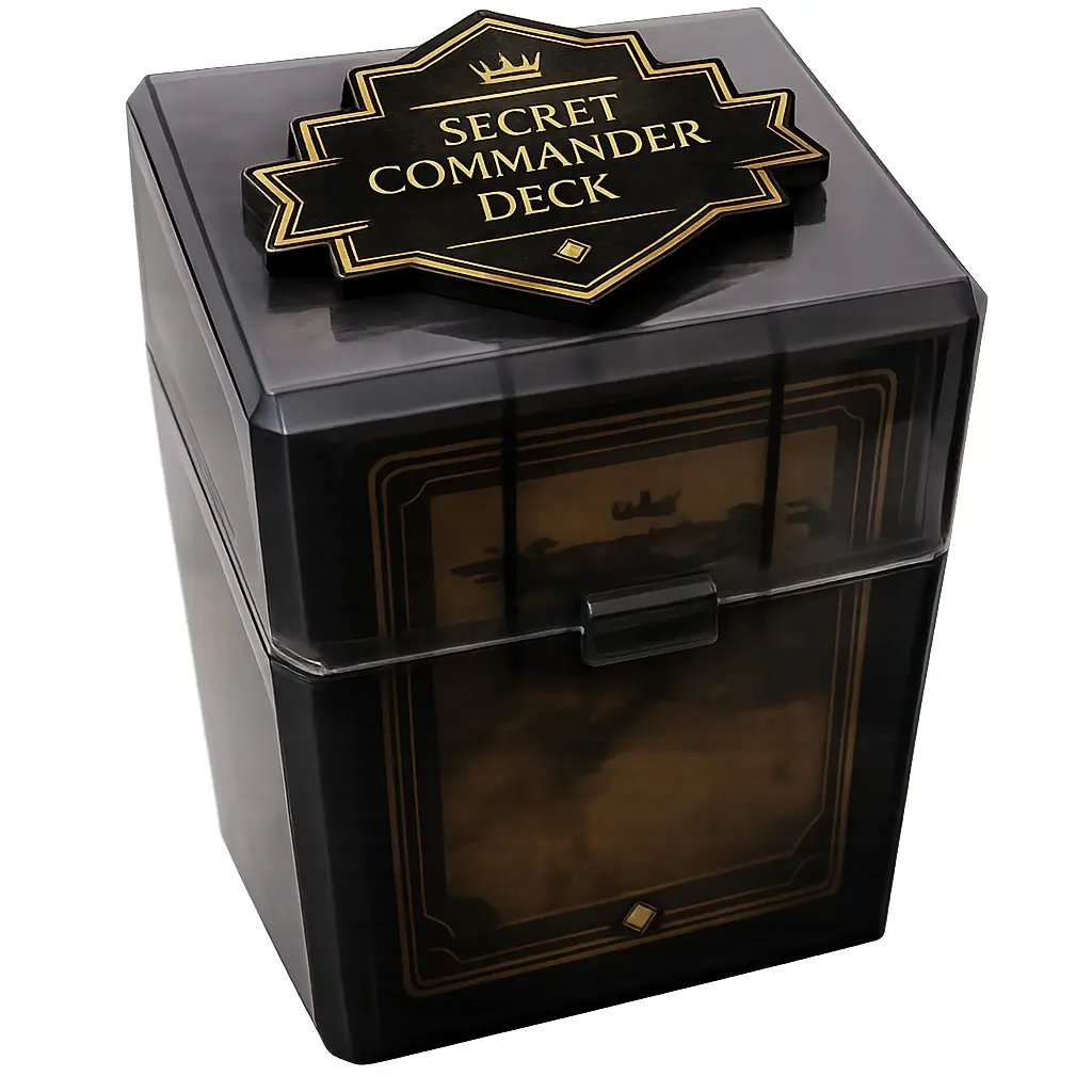 MTG Secret Commander Deck | 100 Card Casual EDH Deck | Sleeved + Booster Pack