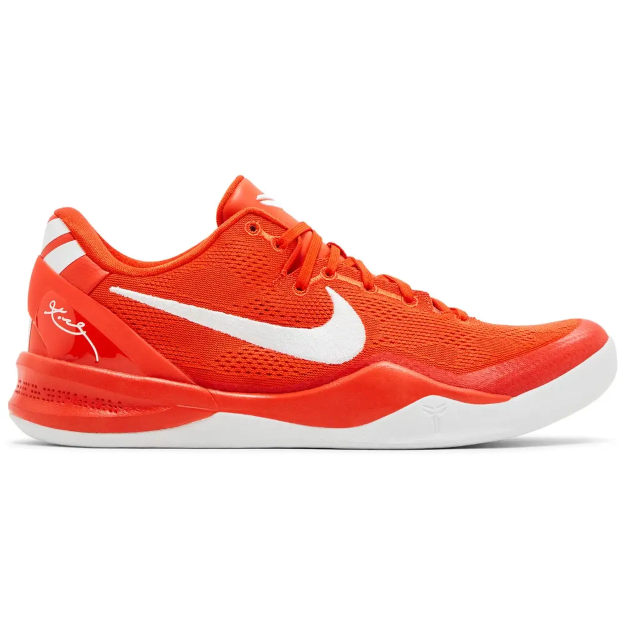 Nike Kobe 8 Protro TB Orange Performance Basketball Sneakers Team Bank Colorway Lightweight Engineered Mesh Upper Responsive Zoom Air Cushioning Low-Top Court Shoe Kobe Bryant Signature Model Orange White Black Training Game Ready Sneaker