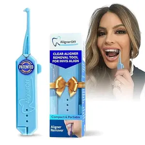 Clear Aligner & Retainer Remover Tool – Compact, Retractable for Invisalign, Nightguards, Retainers, & Snap-On Veneers – Orthodontic Tool for for Easy imperfect teeth