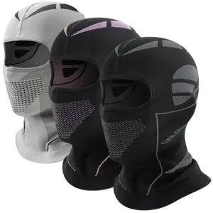 Winter Ski Mask for Men Women, Helmet Friendly Motorcyde Balaclava Full Face Masks Cold Weather Head Cover for Skiing neck warmer hood Breathable