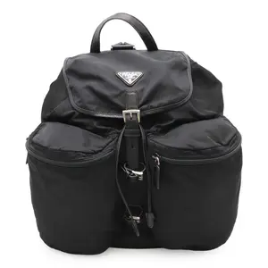 Pre-owned PRADA Nylon Tote Bags Triangle Logo Backpack