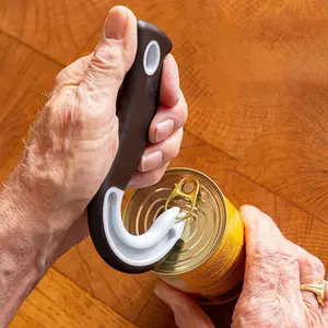 Effortless Handheld Can Opener, Soda Can Opener, Easy Grip Tool for Kids, Women and Seniors, Safe Can Opening Solution for Everyday Use, Kitchen Gadgets