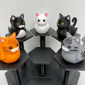 Cat Dashboard Duck | Orange Tabby, Tuxedo, Black, Gray, or White Kitty | 3D Printed Cat Duck | Fun Desk Or Gift Idea