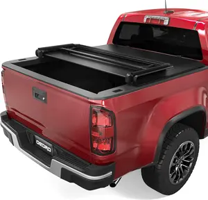 6.2ft Bed Soft Tri-fold Truck Bed Tonneau Cover Compatible with 2015-2022 Chevy Colorado/GMC Canyon