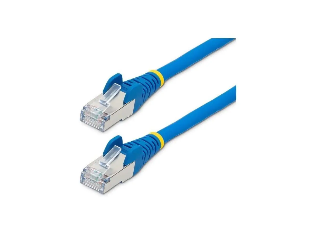 StarTech NLBL8FCAT6APATCH 8 ft. CAT6a Snagless S-FTP Ethernet Cable - Blue, with PoE++ Support