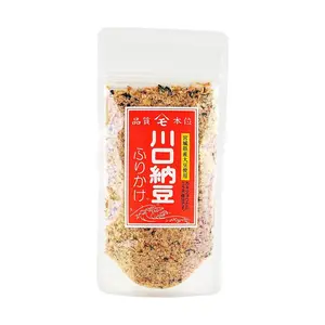 KAWAGUCHI Japanese NATTO Rice Topping 35g - Savory Seaweed Fermented Soybeans for Instant Bibimbap & Onigiri