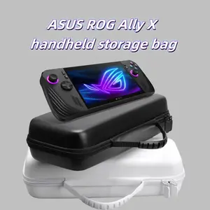 Carrying Case For ROG Ally X Gaming Handheld, Protective Hard Shell Carry Case Travel Handheld EVA Shockproof Protective Carry Storage Bag